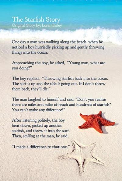 image of story of boy and starfish